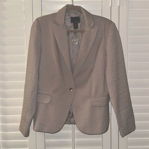 NWT Cynthia Rowley Snake Embossed Slate Blazer XL
